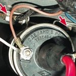 Фотография установленных проводов низкого напряжения, на катушку зажигания