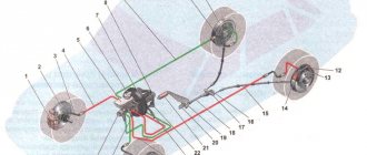 Устройство тормозной системы Дэу Нексия
